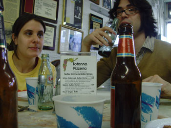 Erik And Amy at Totonnos